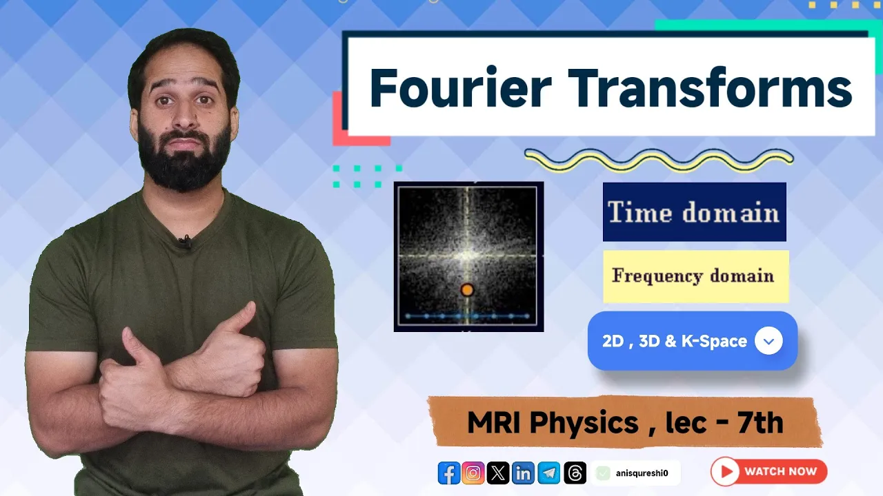 Fourier Transforms | 2D,3D & K-space | By Anis Qureshi