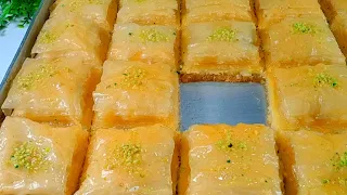 Oh My Goodness So Beautiful A Layer Of Kunafa A Layer Of Cream And A Layer Of Phyllo Pastry 