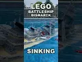 LEGO Battleship Bismarck Sinking