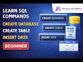 SQL Commands Introduction Create Database Table Insert Data SQL Basics for Beginners