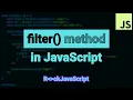 JavaScript - FILTER array