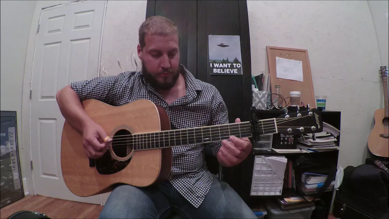 Fingerstyle Guitar Version of X-Files Theme Song | Bryce Mullins