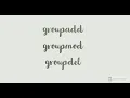 groupadd groupmod groupdel