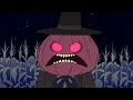 Regular Show - Mordecai Rigby Muscle Man and Hi-Five Ghost Vs Pumpkin Scarecrow