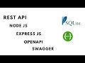 REST API using NodeJS ExpressJS Sqlite with Swagger OpenAPI specification
