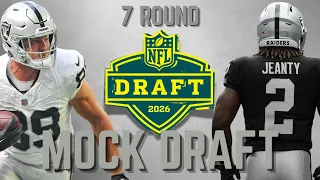 Las Vegas Raiders 2026 7-Round Mock Draft 2 0 HUGE ROSTER UPGRADES