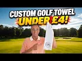 Bargain TEMU Golf Towel You Can Customise For Under 4