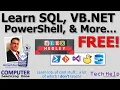 Learn SQL VB NET PowerShell Rubberduck Github More FREE - Alex Hedley Tech Tutorials