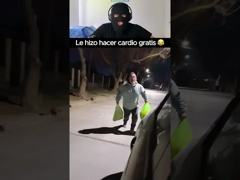 Le ofreció llevarlo y terminó haciéndolo correr 😂