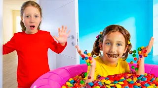 ¡Nastya y el Divertido Candy Challenge!