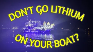 36 No lithium on this boat, Happy New Year