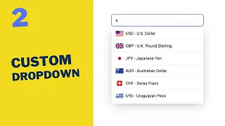 How To Create Custom Dropdown Using HTML CSS JavaScript Part 2