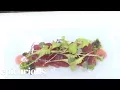 Shea Gallante of Cru Makes Crudo with Red Apple Vinaigrette