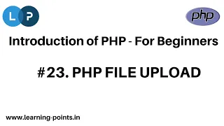 PHP FILE UPLOAD Upload files using PHP Check file size before upload Get upload file type