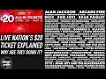 Live Nation s 20 All In Ticket Explained