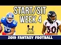 Week 4 Start Em Sit Em - Fantasy Football