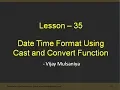 Lesson 35 Cast and Convert Function in SQL in Hindi