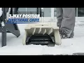 Snow Joe X20-SNOW-5A 20-Volt Cordless Snow Shovel Kit In Action Demo