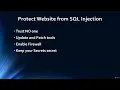 How to Protect Website from SQL Injection 23
