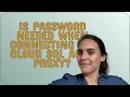 Is password needed when connecting via Cloud SQL Auth Proxy