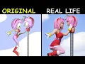 Lagu Rusty Rose knocks out AMY in the RING! P8 | Sonic The Hedgehog 3 Animation | Original vs Plush Toys