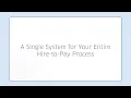 A Single System for Your Entire Hire-to-Pay Process