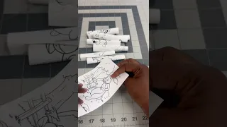 Jumbo Cards with coloring sheets
