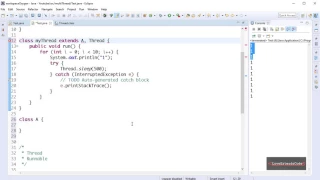 Java Multithreading 3 - Make a thread using Runnable Interface Bangla