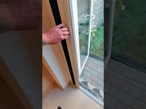 №12 Розсувна москітна сітка пліссе для дверей