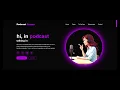 Build a Custom Podcast Website HTML CSS JS Interactive GUI GitHub Code