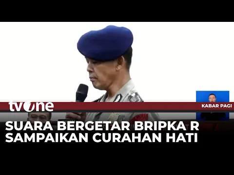 Bripka Rohmat Tak Kuasa Menahan Tangis saat Dijatuhi Sanksi Demosi 7 Tahun
