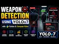 Weapon Detection using YOLOV7