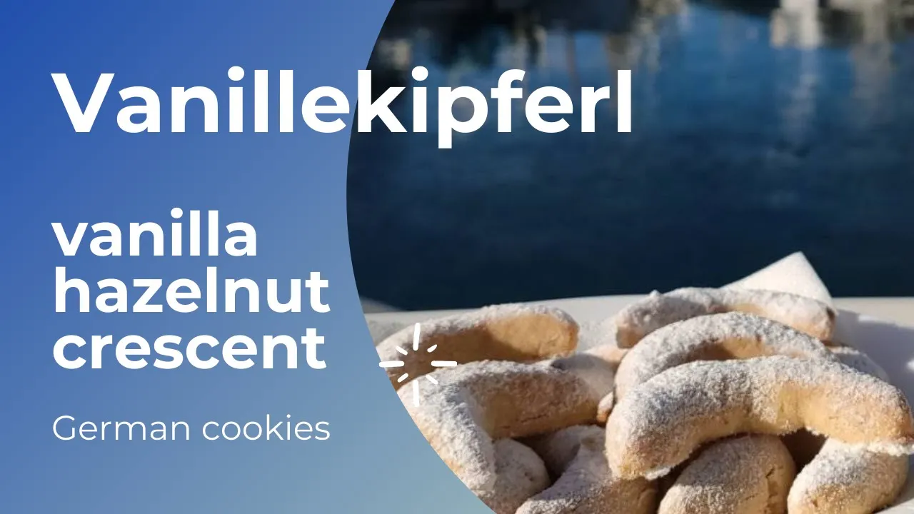 Zutaten: 140g Mehl, 100g Butter, 40g Staubzucker, 50g Mandeln Staubzucker + 1 TL Vanillezucker Ingre. 