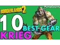 Top 10 Best Guns Weapons and Gear for Krieg the Psycho in Borderlands 2
