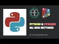 Python in Dynamo View Sun Settings API 3
