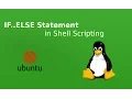 IF ELSE statement in shell scripting in hindi