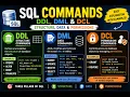 SQL Commands Made Easy DDL DML DCL Structure Data Permissions