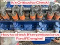 How to Check Hydraulic Lifter Preload in a Ford FE Engine