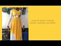 How to make a praise dance overlay DIY No Sew