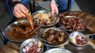 Raju Reasi Wale Ka Skin Wala Murga Aur Mutton Gravy Aur Tawa Chicken | Raju Dhaba Reasi | Jammu food