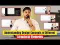 Understanding Design Concepts of Different Structural Elements