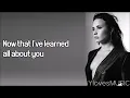 Demi Lovato - You Don't Do It For Me Anymore (Lyrics)