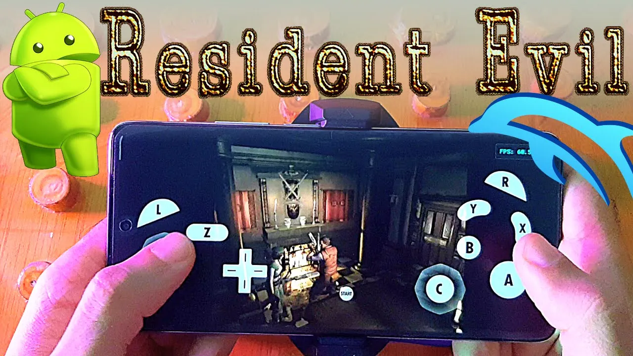 Resident Evil HD Remaster Game Gamecube Android - Dolphin Emulator Mobile - Gameplay - 2022