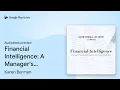 Financial Intelligence A Manager s Guide to by Karen Berman book