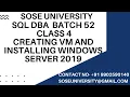 Batch 52 SqlDBA Class4 Creating VM Installing Windows Server and Setting RDP call 91 9902590140