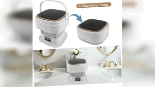 Review Housoutil Portable Mini Washing Machine Washer Modes Efficient Clothes for Socks Linge