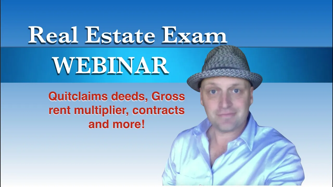 Real Estate Exam Crash Course - This one was fun!