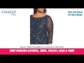 Pisarro Nights Embellished Cocktail Dress Plus Size