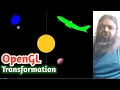 Python OpenGL Transformation Fixed function pipeline 11Jan2023