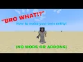 Minecraft HOW TO MAKE YOUR OWN ENTITY NO MODS OR ADDONS